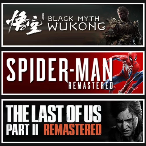  Black Myth Wukong +SP Remastered +The Last Of Us 2